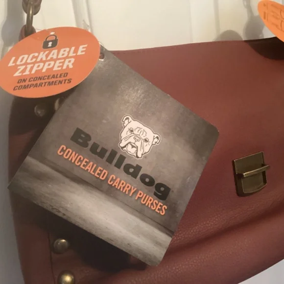 Bulldog purse concealed carry adjustable strap convertible Crossbody bag new - Picture 8 of 16